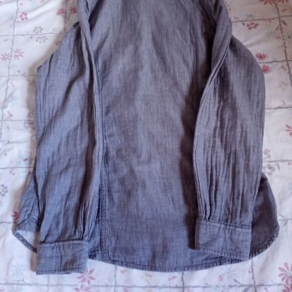 Woolrich Gray Longsleeves Buttons Up Pockets Women Shirt - Picture 8 of 8